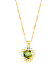 Load image into Gallery viewer, Zircon Heart Necklace
