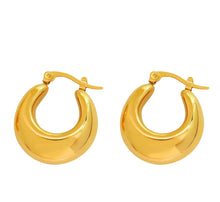 Load image into Gallery viewer, Gold Hoop Earrings
